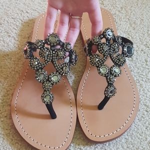 Size 8 Swarovski sandal